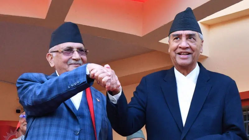 तेस्रो दल माओवादीलाइ हराउन पहिलो र दाेस्राे दल काङ्ग्रेस एमालेकाे चुनावी तालमेल
