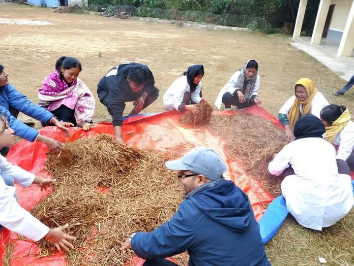 जनगणपति प्राविधिक शिक्षालयका बिद्यार्थीहरू तरकारी तथा च्याउ खेती तर्फ !