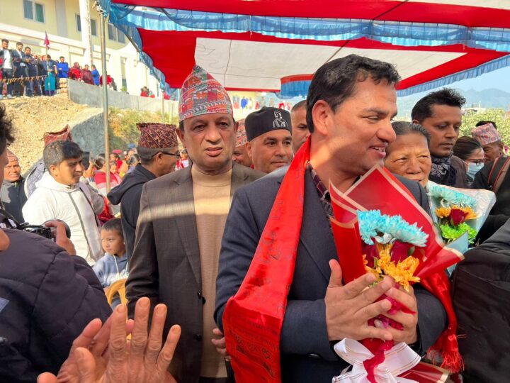 म्याग्देकाे थर्पू अस्पतालकाे स्वास्थ्यमन्त्री पाैडेलले गरे उद्घाटन