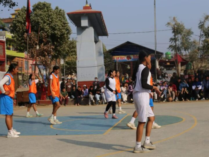 माघ १ देखि ३ गतेसम्म जिल्ला स्तरीय इन्टर स्कुल बास्केटबल प्रतियोगिता हुने