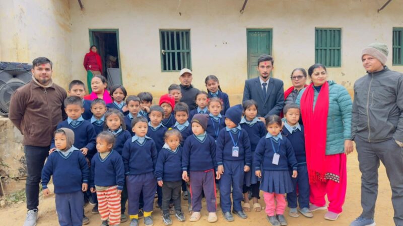 स्कुल स्विटर अभियानमार्फत पन्थद्वारा विपन्न बालबालिकालाई सहयोग