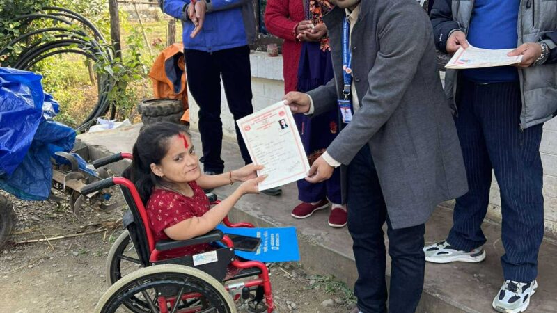 म्याग्दे ५ मा व्यवसाय दर्ता अभियान सन्चालन