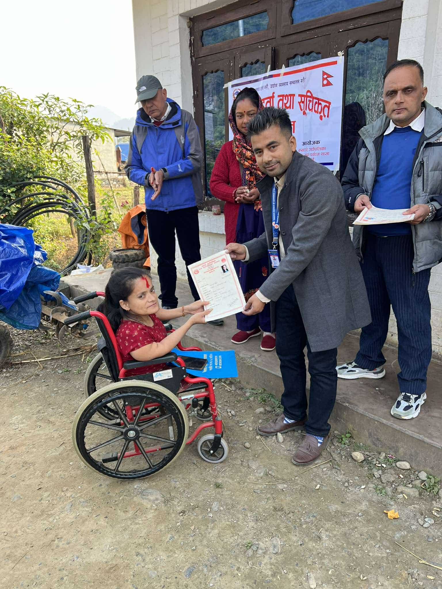 म्याग्दे ५ मा व्यवसाय दर्ता अभियान सन्चालन
