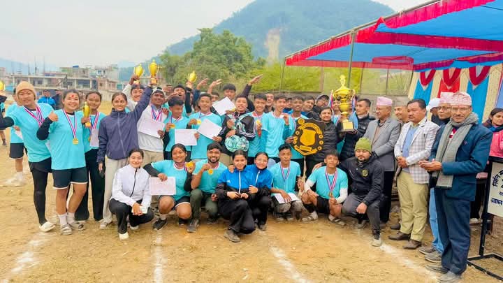 व्यास न. पा. रास्ट्रपति रनिङ शिल्डकाे उपाधि सत्यवतीलाइ