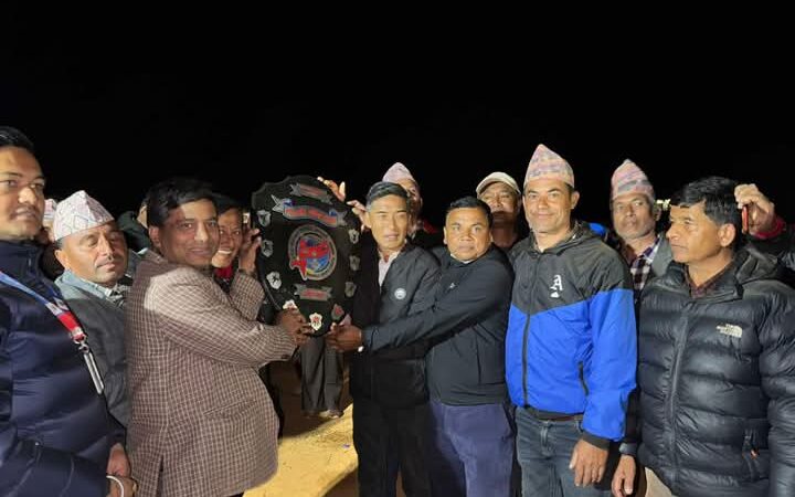 गाेरखाकाे अन्तर स्थानीय तह राष्ट्रपति रनिङ शिल्डकाे उपाधि सिरानचाेक गाउँपालिकालाइ