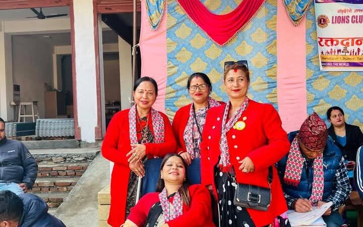 लायन्स क्लव डुम्रेकाे रक्तदान कार्यक्रम सम्पन्न