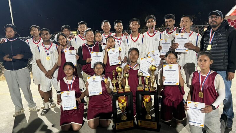 अन्तर मावि बास्केटबल प्रतियोगितामा सत्यवती मावि प्रथम