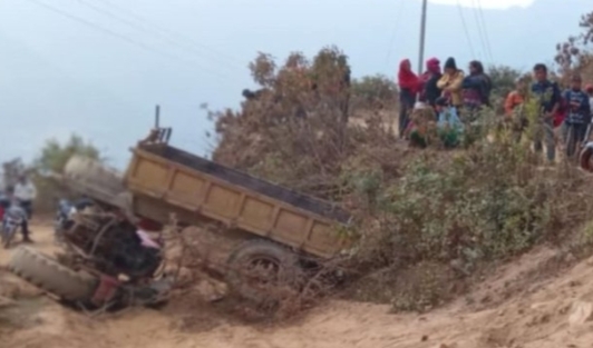 लमजुङमा भएको सडक दुर्घटनामा तनहुँका गुरूङकाे मृत्यु