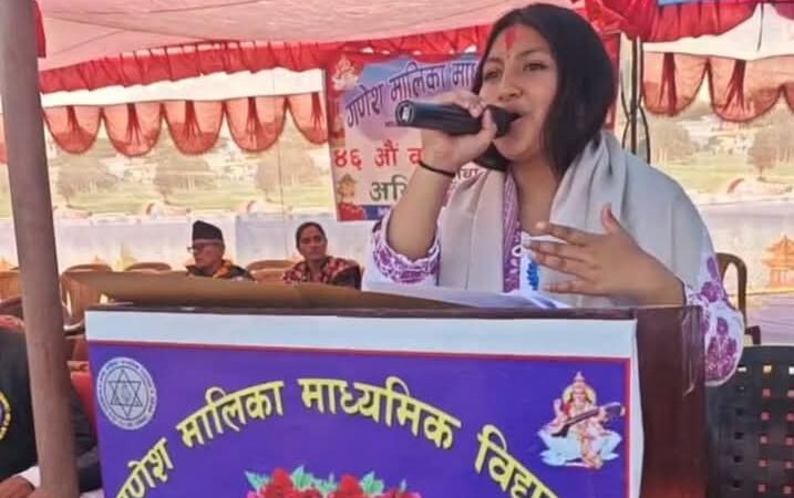 ५० हजार पुरस्कारको लमजुङ जिल्ला व्यापी वादविवाद प्रतियोगितामा मंगला माविका कंडेल प्रथम