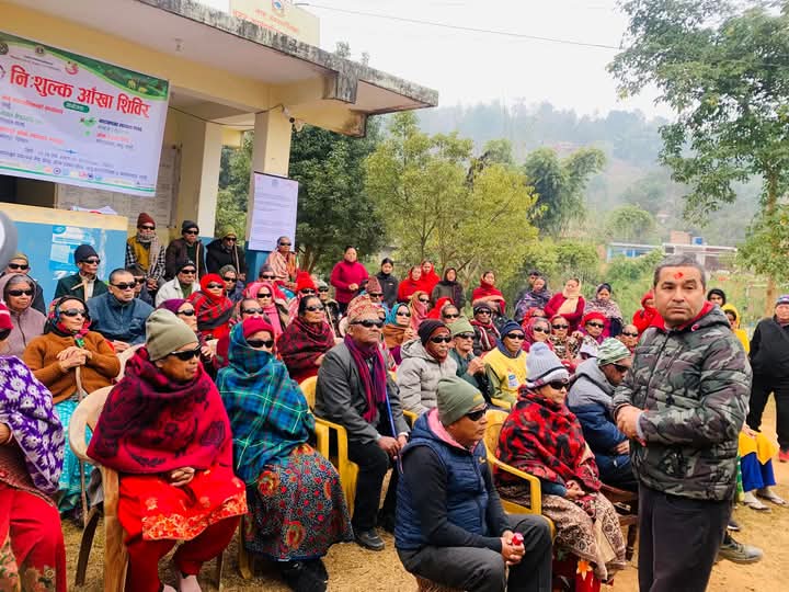 भानुमा ५ दिने आँखा शिविर सम्पन्न , १२७ जनाकाे शल्यक्रिया ,१०१६ जनाको चेकजाँच