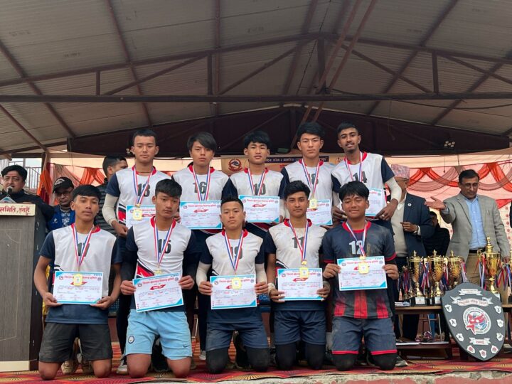 तनहुँ जिल्ला स्तरीय राष्ट्रपति रनिङ्गशिल्डकाे भलिबलमा शुक्लागण्डकी प्रथम