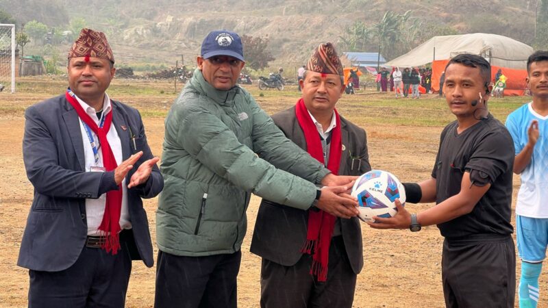 म्याग्देमा भएको फुटबलमा शुक्लागण्डकी र म्याग्दे बिजयी