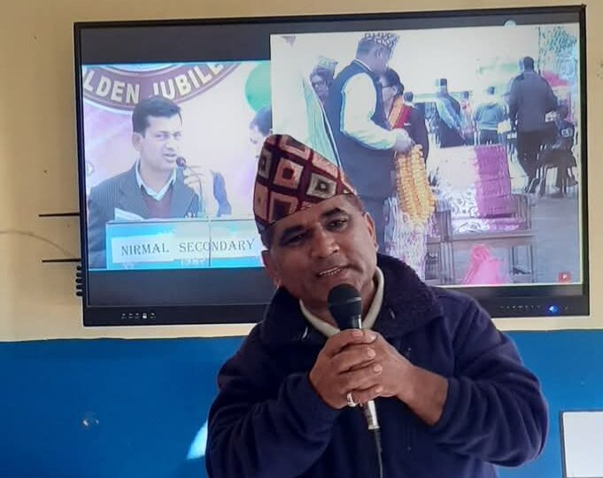 निर्मल मावि पुर्व बिद्यार्थी मञ्चकाे अध्यक्षमा काेइराला