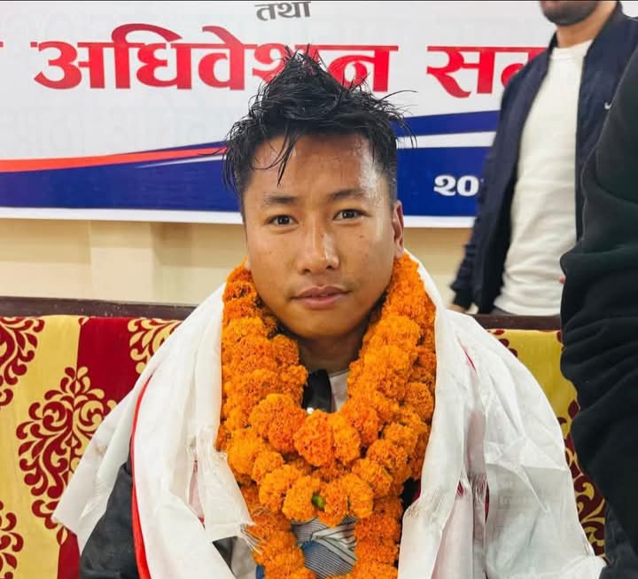 व्यास युवा क्लवकाे अध्यक्षमा खेम गुरूङ