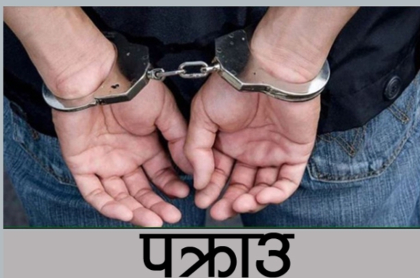 चाेरी तथा आगजनी आराेपमा मग्राती पक्राउ