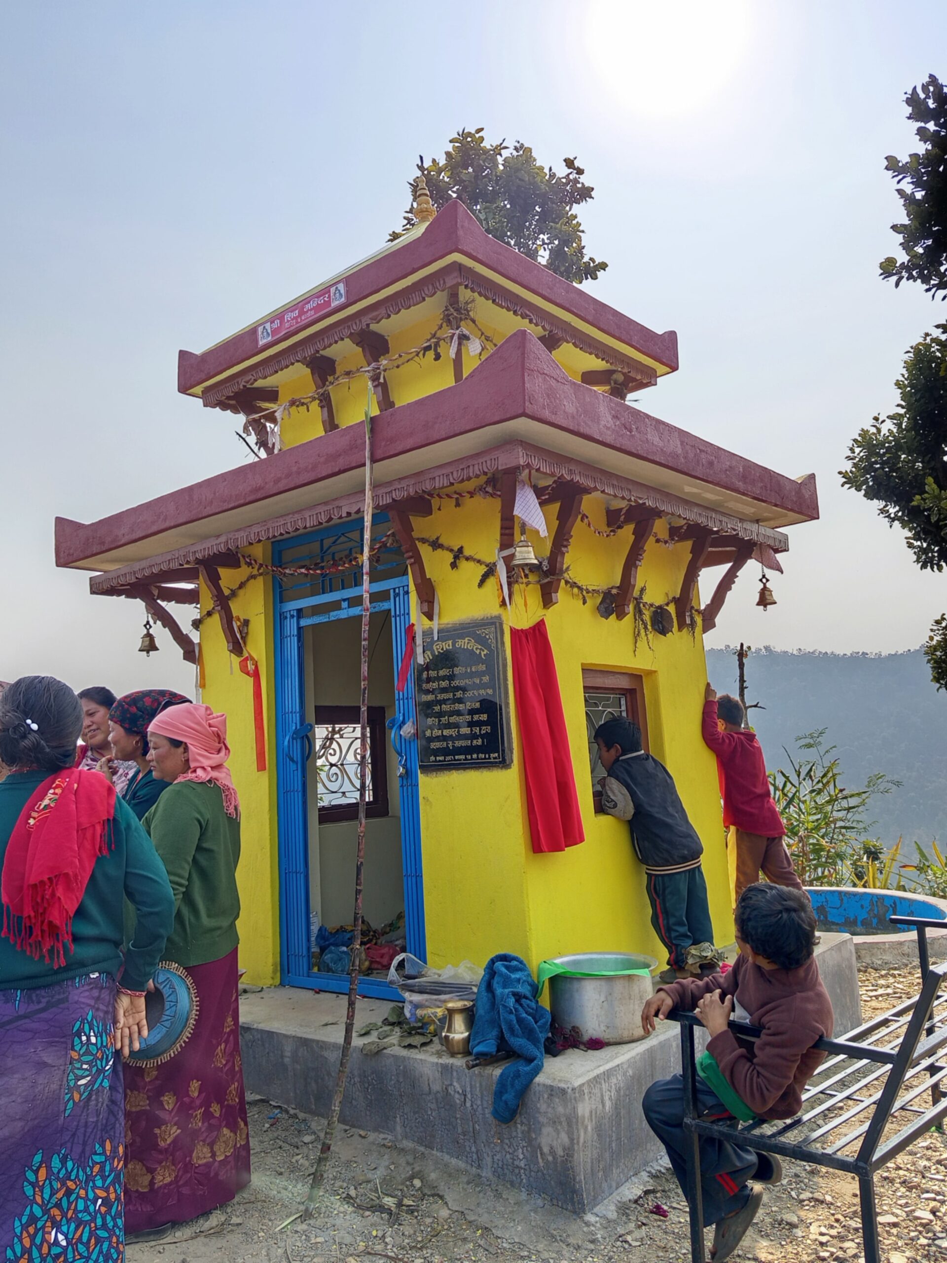 घिरिङमा शिव मन्दिर उद्वघाटन