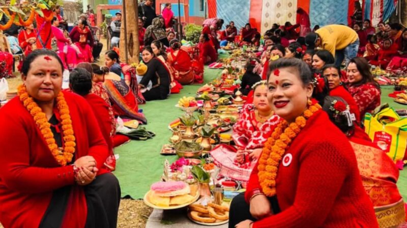 दमाैलीमा ईही (बेल विवाह) कार्यक्रम शुरु