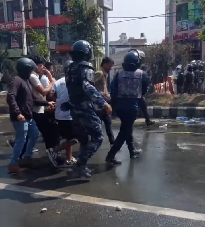 काठमाडौंमा भएको आन्दाेलनमा एकको मृत्युु
