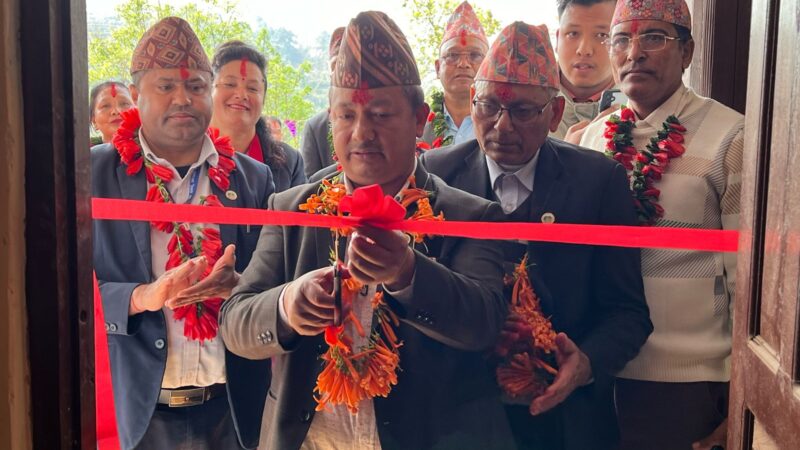किल्चाेक सामुदायिक स्वास्थ्य इकाई भवनको उद्घाटन