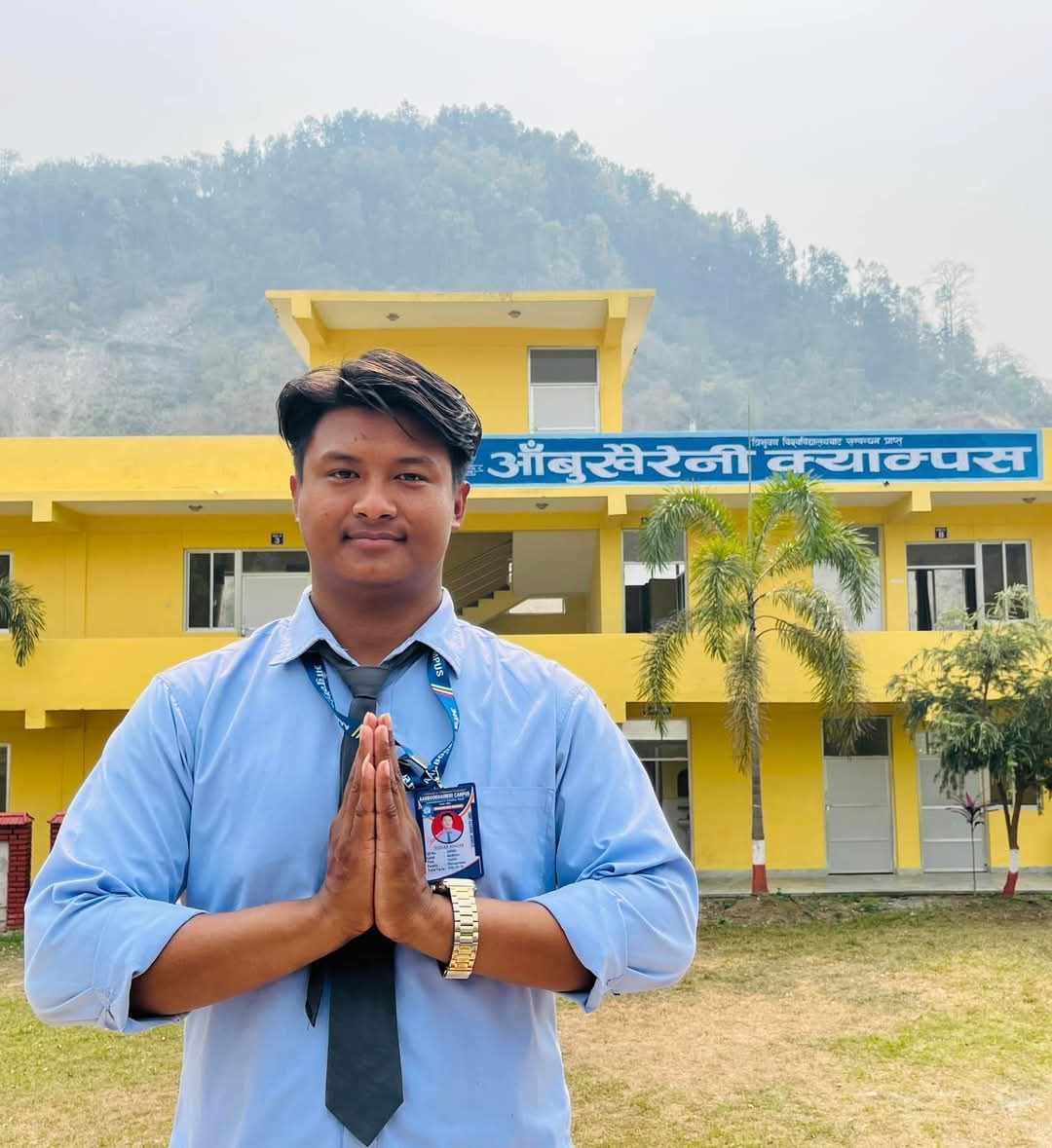 आँबुखैरेनी क्याम्पसको स्ववियु सभापतिमा अखिल क्रान्तिकारीका निशान मगर विजयी