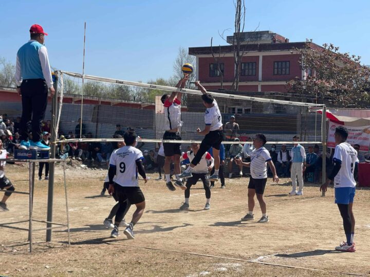 महोत्सवमा जारी पालिका स्तरीय भलिबलमा शुक्लागण्डकी, हरिनाश र बौदीकाली विजयी