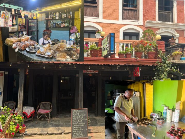 बन्दीपुरकाे बहिदार घर क्याफेमा काेदाे , मकैकाे पापड सहितको सबै परिकार अर्गानिक !