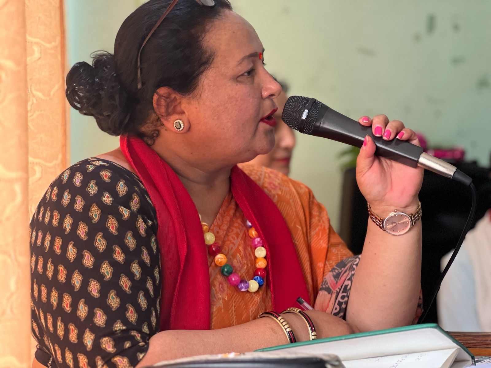 महिला उद्यमी संघ तनहुँकाे अध्यक्षमा पुनः मल्ल