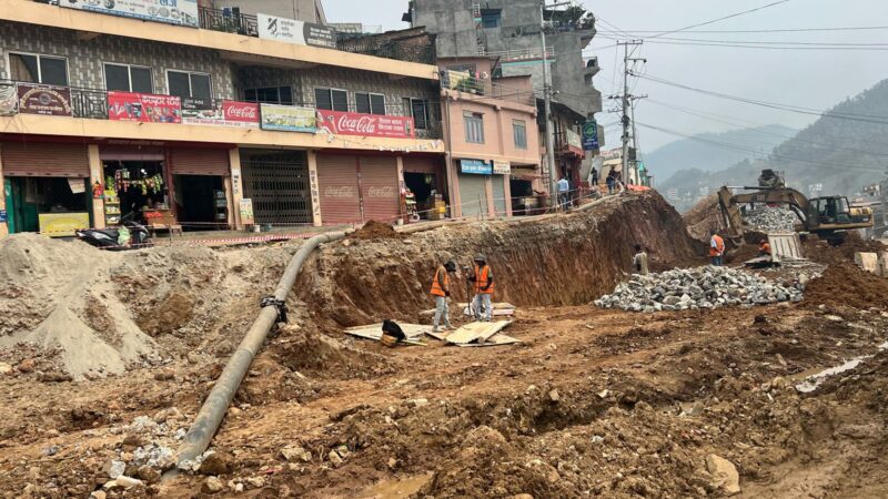 भोर्लेटार चोक चाहियो भन्दै नाराबाजी