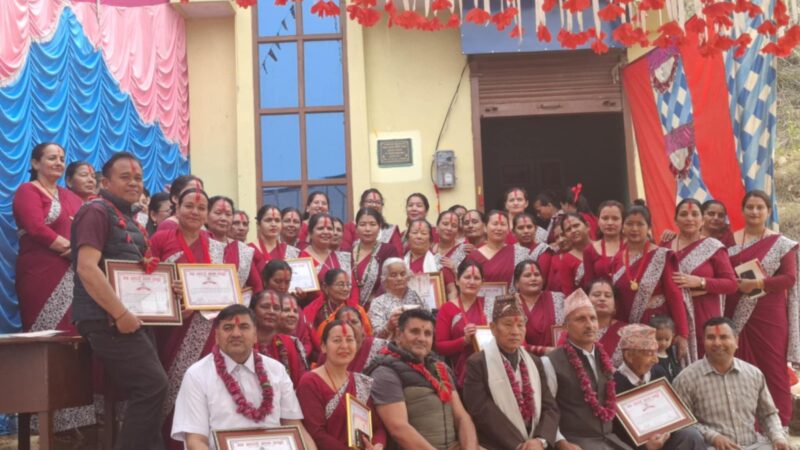 २५ लाखको जग्गा दान दिने हड्खलेलाइ नवआदर्श समुहको सम्मान !