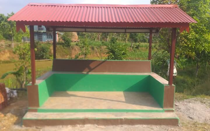 भानुका ढकालले बनाए ७७ हजार खर्चेर प्रतीक्षालय