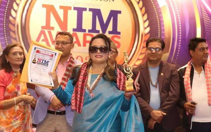 आठौं राष्ट्रिय समावेशी म्युजिक अवार्ड सम्पन्न ,दमाैलीकी सुभद्रा काठमाडौंमा सम्मानित