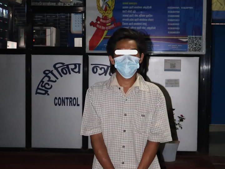 आँबुखैरेनीबाट लागु औषध सहित एक युवा पक्राउ