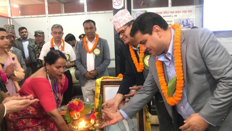 जिपीमा सञ्चालिन डायलसिस सेन्टरको स्वास्थ्य मन्त्री पौडेलद्धारा उद्घाटन