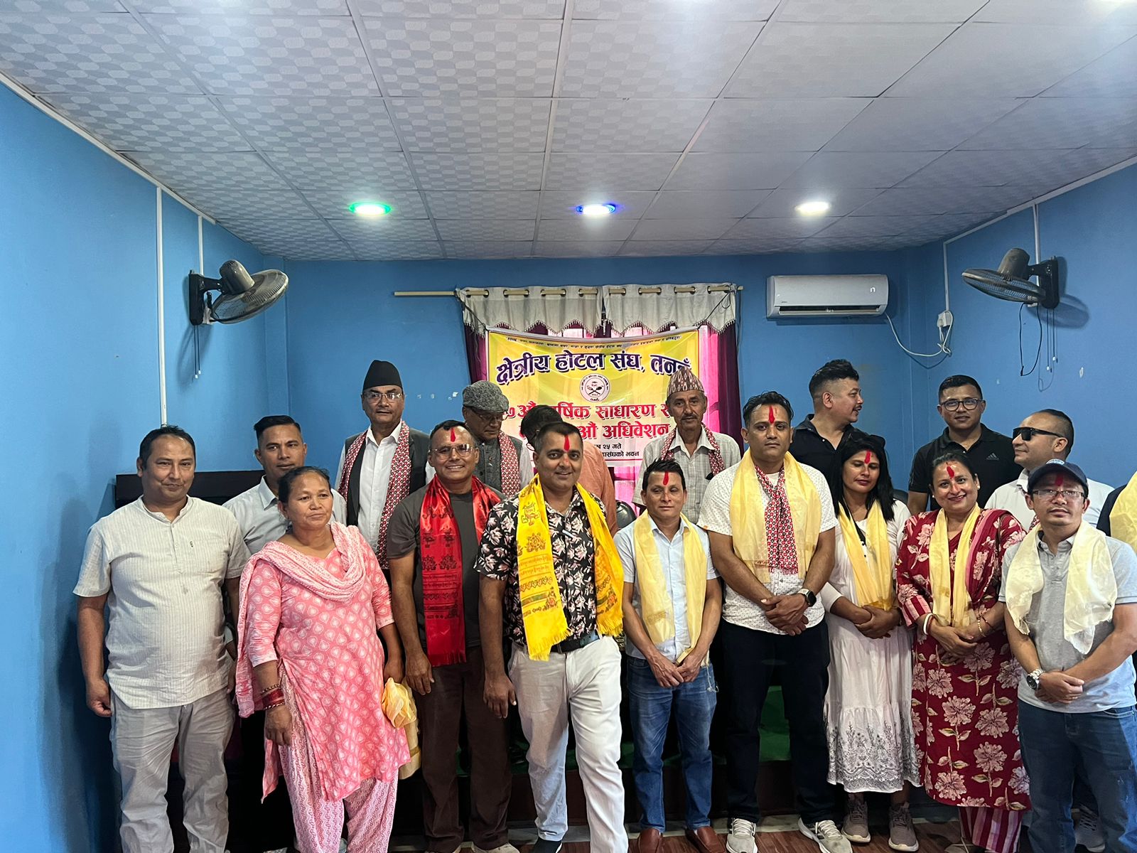 क्षेत्रीय हाेटल संघ तनहुँकाे अध्यक्षमा चन्द्र कायस्थ