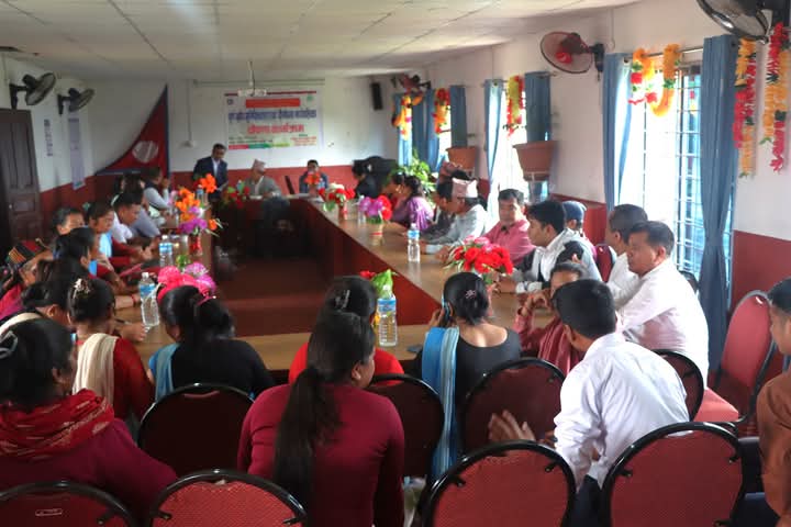 घिरिङ गाउँपालिका पूर्ण खोप सुनिश्चितता तथा दिगोपना पालिका घोषणा