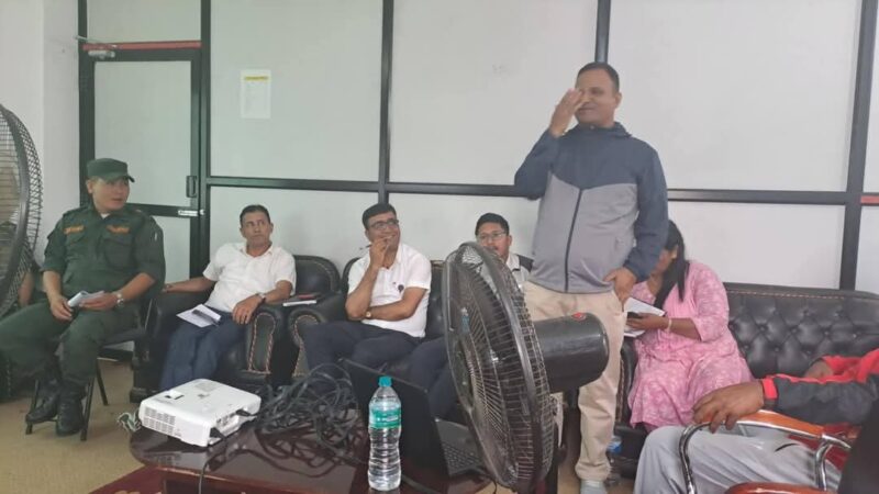 भानुमा डेंगु नियन्त्रणका लागि अभिमुखिकरण कार्यक्रम