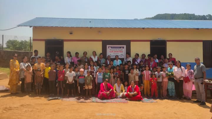 महिला उद्यमीले मनाए समताका बालबालिकालाई खाना खुवाएर स्थापना दिवस