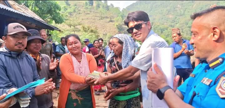आँबुखैरेनी गाउँपालिकाले दियो मास, मह र गुन्द्रुक उत्पादनमा अनुदान