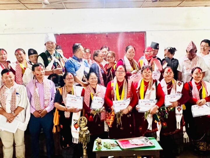 मगर संघ व्यास नगर समितिकाे अध्यक्षमा दिलुथापा