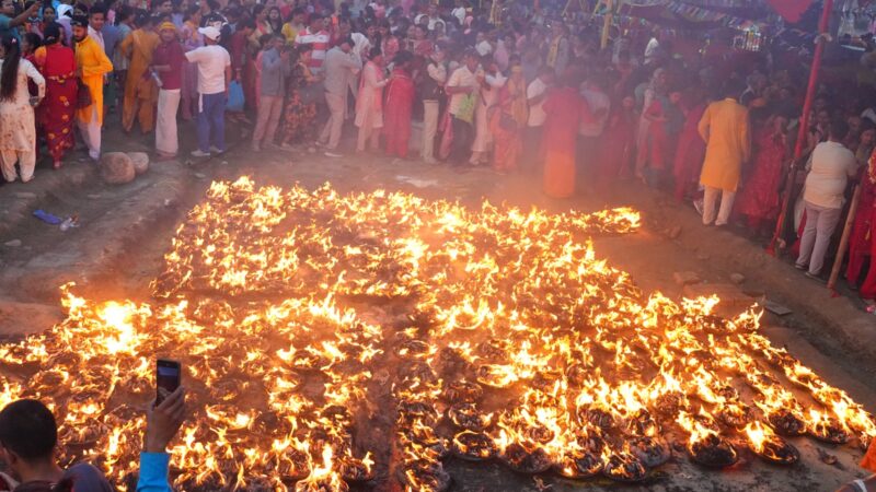 कोटिहोममा एकै दिन झन्डै ५ लाख भक्तजनको उपस्थिति, २१ करोड दीप प्रज्वलन