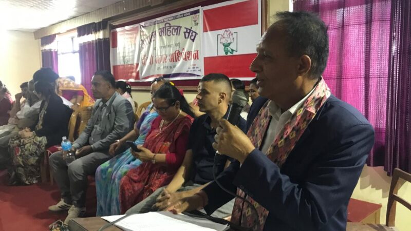 महिलालाई अधिकार दिने पार्टी काँग्रेस हो– केन्द्रीय सदस्य भट्टराई