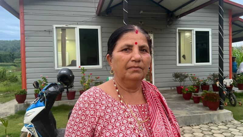 महिला संघ म्याग्देकाे सभापतिमा राधा