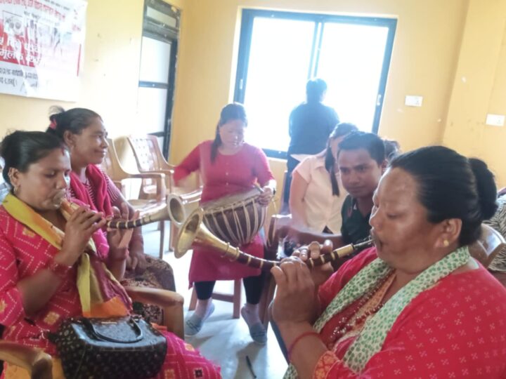 म्याग्दे गाउँपालिकामा संस्कृतिकाे संरक्षणका लागि पन्चेवाजा तालिम सञ्चालन