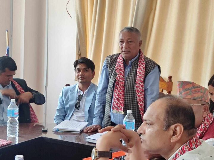 आँबुखैरेनीमा भूमि समस्या समाधान सम्बन्धी  अभिमुखीकरण तथा अन्तरक्रिया कार्यक्रम