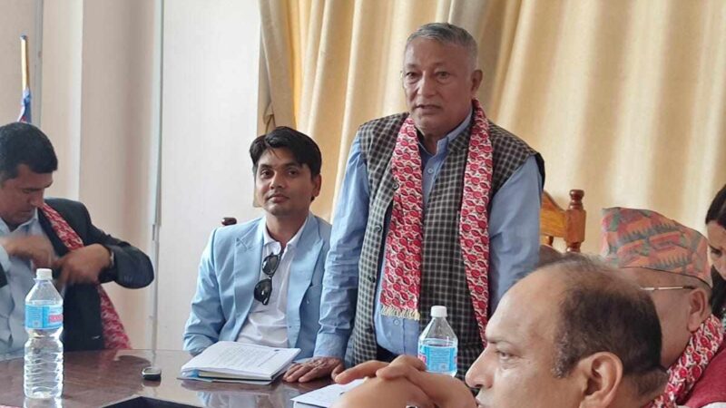 आँबुखैरेनीमा भूमि समस्या समाधान सम्बन्धी  अभिमुखीकरण तथा अन्तरक्रिया कार्यक्रम