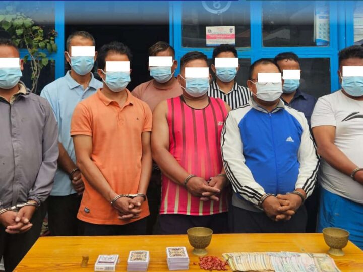 तास खेलेका व्यासका मेखबहादुर सहित १० जना काठमाडौंमा पक्राउ