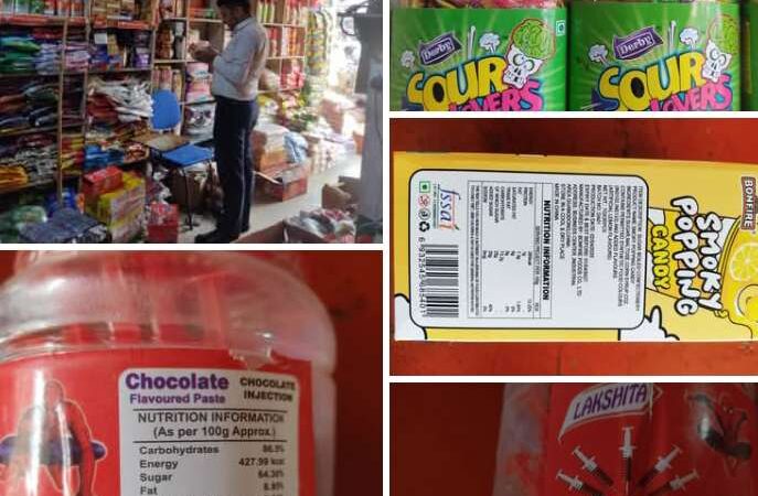 बालबालिकाले प्रयाेग गर्ने चकलेट , जेली लक्षित खाद्यपदार्थको दमाैलीमा अनुगमन