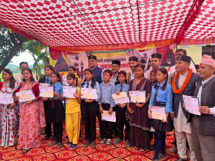 बिद्यालय स्तरीय कवितामा फिष्टेलकी माैसमी , चित्रलेखनमा स्नेहा , रचनापाठमा सुजाता र खुल्ला कवितामा महेश प्रथम