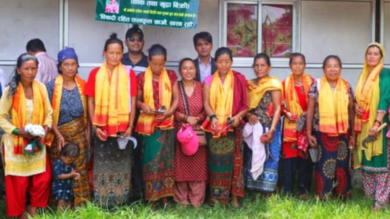 खुर्पी र कुटाे दिएर कल्पना गाैलिले गरिन् किसानकाे सम्मान