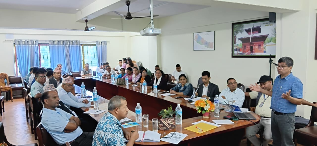 म्याग्देमा जलवायु परिवर्तन र स्थानिय तहको भुमिका सम्बन्धि तालिम सम्पन्न